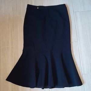 Ralph Lauren Midi Skirt in Navy Blue